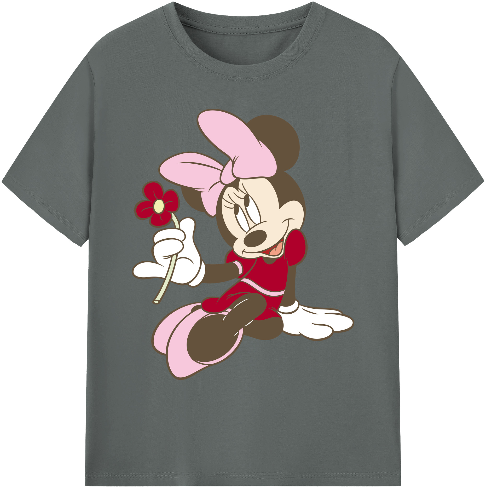 ミッキーマウス Mickey Mouse 綿100％ メンズ半袖Tシャツ｜肌触りやわらか＆通気性